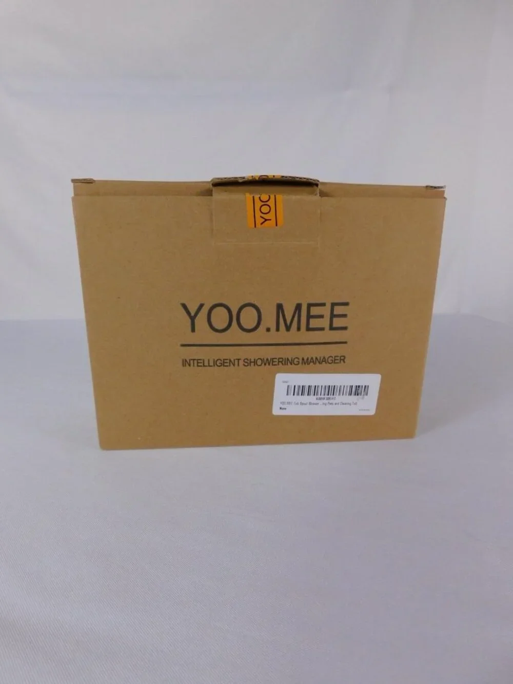 YOO.MEE Tub Spout Shower Sprayer Silver ABS Chrome Bathtub Lever Kit W Hose